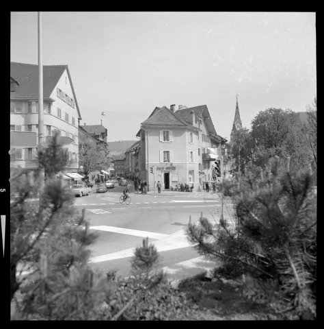Blick auf Café Spitz und Altstadt 