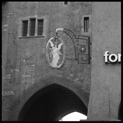 Altes Wirtshausschild "zum Engel"