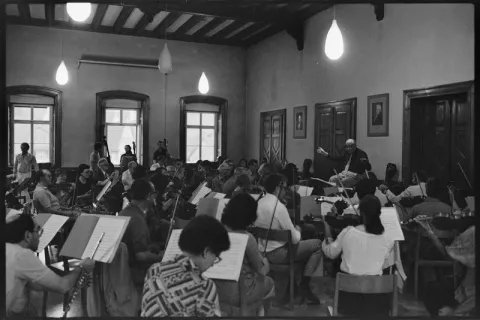 Altes Schulhaus, Probe der Orchestergesellschaft