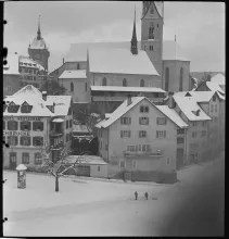 Winterliches Haldenquartier