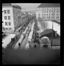 Fabrikschluss bei BBC im Winter