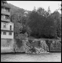 Mauereinsturz beim ehemaligen Konsum